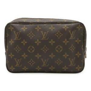 LOUIS VUITTON Brown Monogram Pouch
